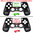 PS4 Gehäuse für JDM-001/ -010/ -011 /-020/ -021 Controller (Green Zombies)