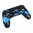 PS4 Gehäuse für JDM-001/ -010/ -011 /-020/ -021 Controller (Blue Splatter)