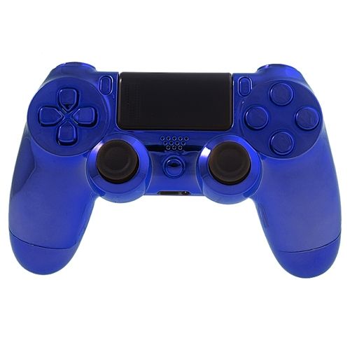 PS4 Controllergehäuse inkl. Mod Kit - Chrom Blau