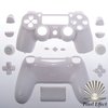 PS4 Controllergehäuse inkl. Mod Kit - Glänzend Weiß