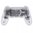 PS4 Controllergehäuse inkl. Mod Kit - Transparent Weiß