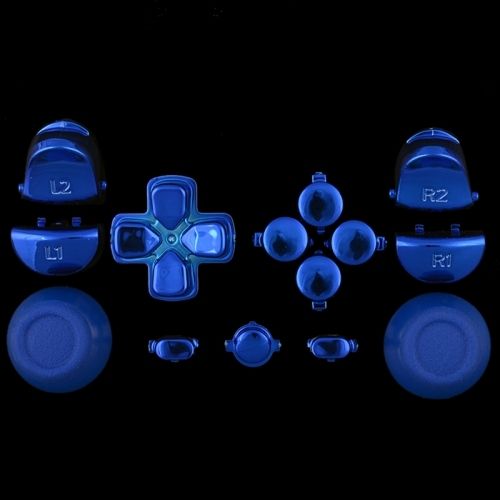 PS4 Controller Mod Kit - Chrom Blau