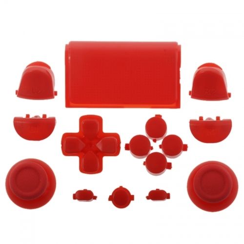PS4 Controller Sticks und Tasten Set - Rot
