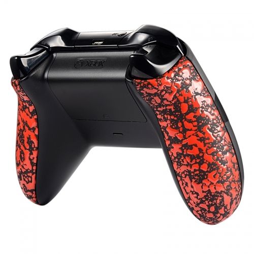 Xbox ONE Controller Side Panels - Gummiert Rot