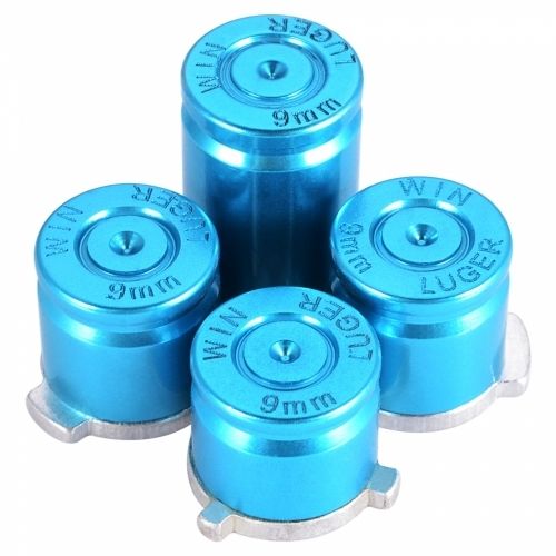 XB ONE Aluminium Bullet Buttons - Blau