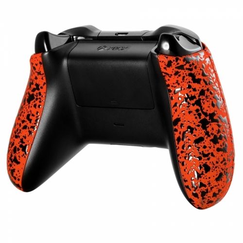 Xbox ONE Controller Side Panels - 3D Splashing Orange