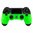 PS4 Controller Oberschale für Alte Modelle - Soft Touch Shadow Grün