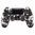 PS4 Oberschale für JDM-040 /-030 /-050 Controller - White Skulls