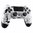 PS4 Oberschale für JDM-040 /-030 /-050 Controller - White Splash