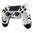PS4 Oberschale für JDM-040 /-030 /-050 Controller - White Splash