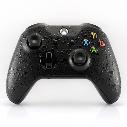 Xbox ONE S und X Controller Oberschale - 3D Splatter Schwarz