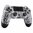 PS4 Oberschale für JDM-040 /-030 /-050 Controller - 3D Splatter Weiß