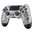 PS4 Oberschale für JDM-040 /-030 /-050 Controller - 3D Splatter Weiß