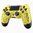 PS4 Oberschale für JDM-040 /-030 /-050 Controller - 3D Splatter Gelb