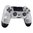 PS4 Oberschale für JDM-040 /-030 /-050 Controller - Transparent Soft Touch Weiß