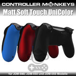 PS4 Unterschale für JDM-040, JDM-050 und JDM-055 Controller - Matt Soft Touch UniColor